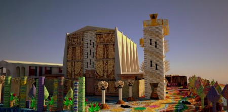 Mosaic-Park of 3.000 m2. Indicatore, Italy