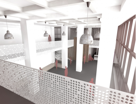 Interior renovation to create a multipurpose arts center. Coruña, Spain